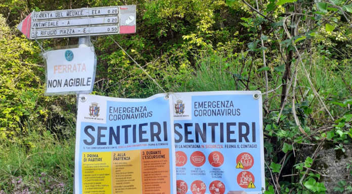 Al San Martino staccati i cartelli con le norme anti-covid