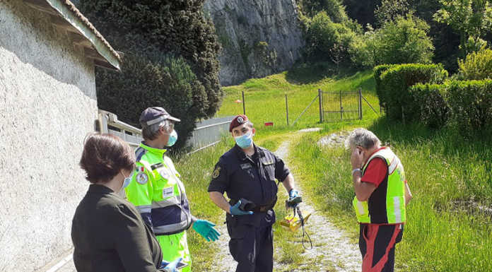 Ballabio, sindaco e Soccorso Alpino ‘pattugliano’ i sentieri, con i droni