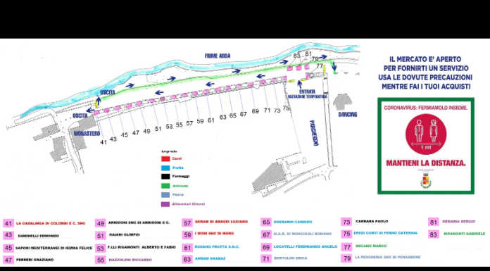 Calolzio. Ecco come sarà il mercato nella fase 2