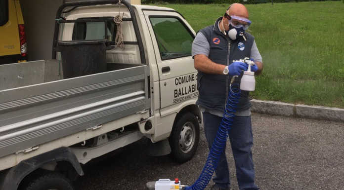 Ballabio. Un cittadino sanifica sei mezzi del comune a titolo volontario