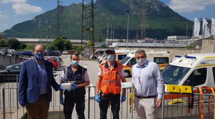 Fiocchi e Zamperini donano mascherine e Dpi alla Croce San Nicolò