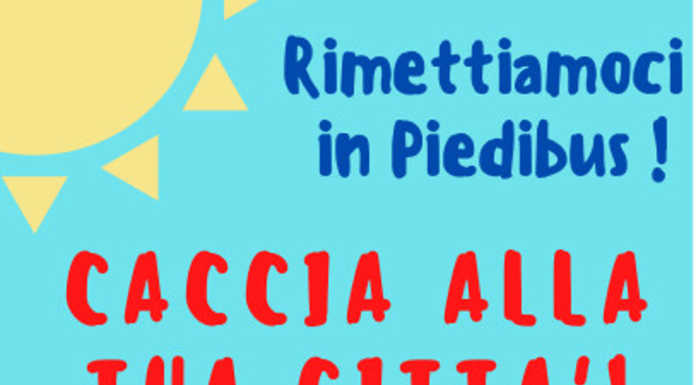 Piedibus: al via il gioco “Caccia alla tua Città”. Si può vincere una bicicletta!