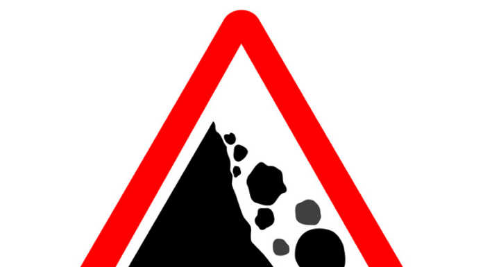 Caduta sassi. Chiuso il sentiero che da Belledo porta a Neguggio e Carbonera