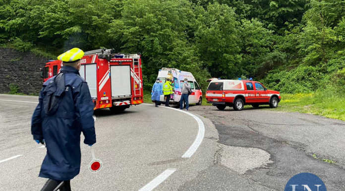 Incidente alla “curva delle angurie” tra Ballabio e Laorca