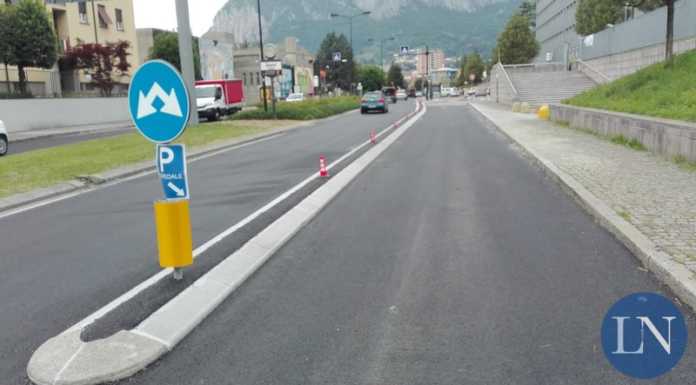 Lecco. Creata una corsia di ingresso al parcheggio dell’ospedale