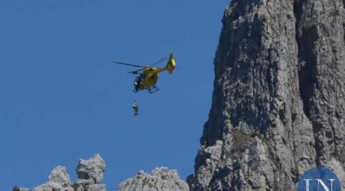 Incrodati in Grignetta, recuperati dall’elisoccorso due scalatori