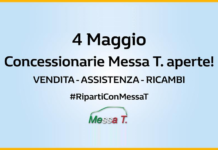 La Concessionaria Messa T. è pronta a riaprire
