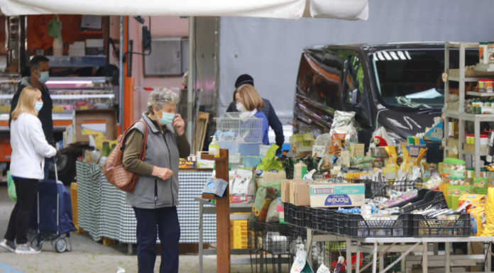 Riecco il mercato a Mandello: un piccolo ritorno alla normalità