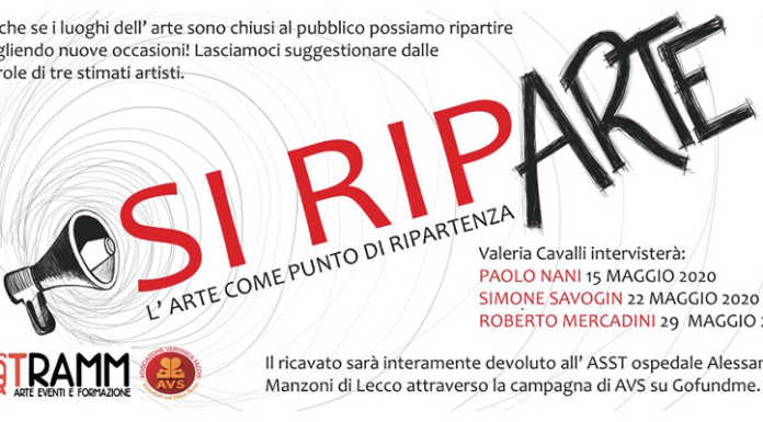 Cultura. Tramm propone l’arte come punto di ripartenza