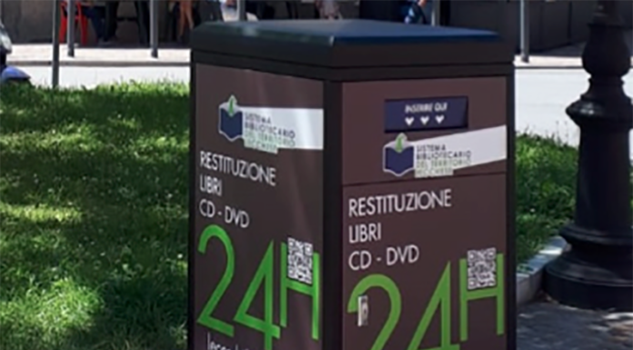 Biblioteche: box per la restituzione dei libri 24H, in otto comuni