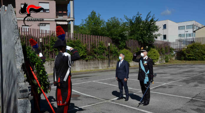 Festa per il 206° dell’Arma. Nel lecchese l’87% dei reati perseguito dai Carabinieri