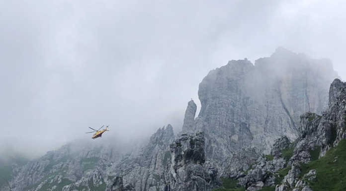 Incidente in Grignetta in zona Magnaghi: elisoccorso uno scalatore elisoccorso grignetta magnaghi
