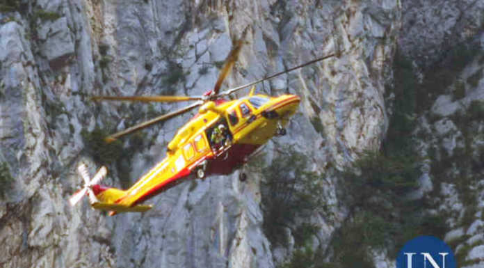 Brutta caduta sul Medale: elisoccorso un 60enne, codice “rosso” in ospedale