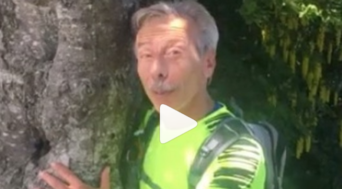 Giornata dell’Ambiente, il messaggio di Giovanni Storti (Aldo, Giovanni e Giacomo) dai boschi sopra Lecco