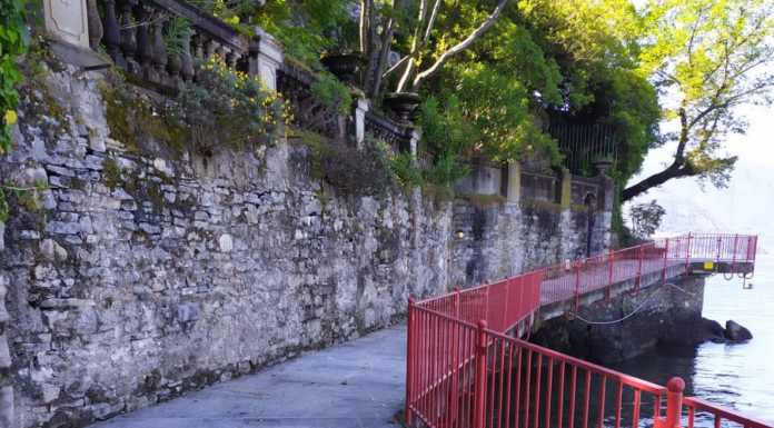Varenna. Dopo i lavori, la passerella a lago si prepara a riaprire