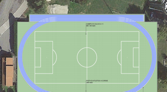 Una nuova pista d’atletica per il centro sportivo di Dervio