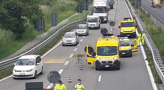 SS36 tratto Giussano – Briosco direzione Lecco: stanotte strada chiusa