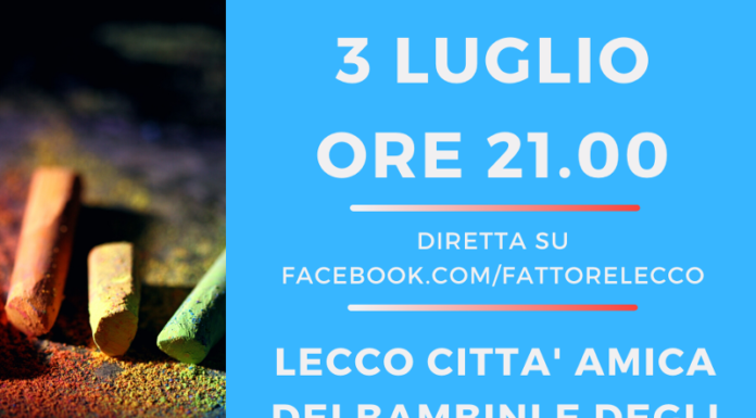 “Lecco città amica dei bambini”, la proposta di Fattore Lecco