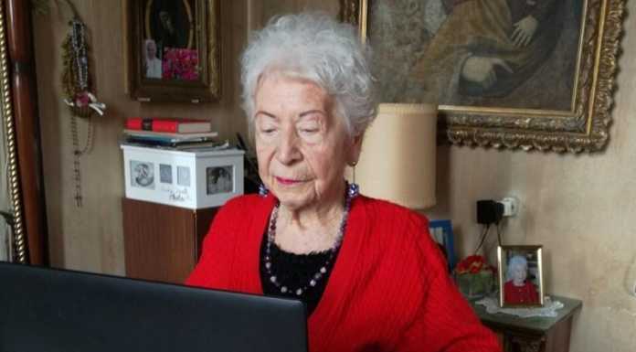 Oggiono. Angela Maria Caldirola in Donegana festeggia 100 anni