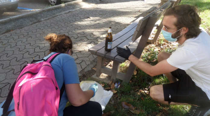 Cambia Calolzio al lavoro per ripulire alcuni parchi della città