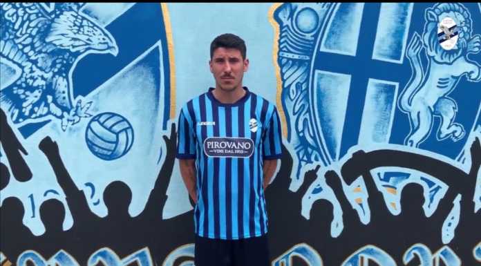 Calcio Lecco. Merli Sala per la quinta stagione in bluceleste Ivan Merli Sala (credit foto Calcio Lecco 1912)