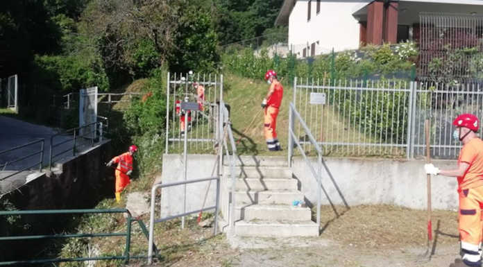 Garlate. Protezione Civile al lavoro, sistemati i sentieri della collina