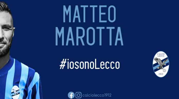 Calcio Lecco: preso il centrocampista Matteo Marotta
