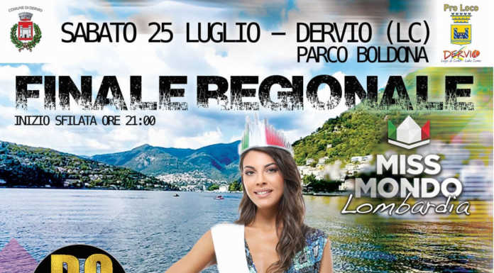 Le bellezze di Miss Mondo sfilano sul lago, questo sabato a Dervio