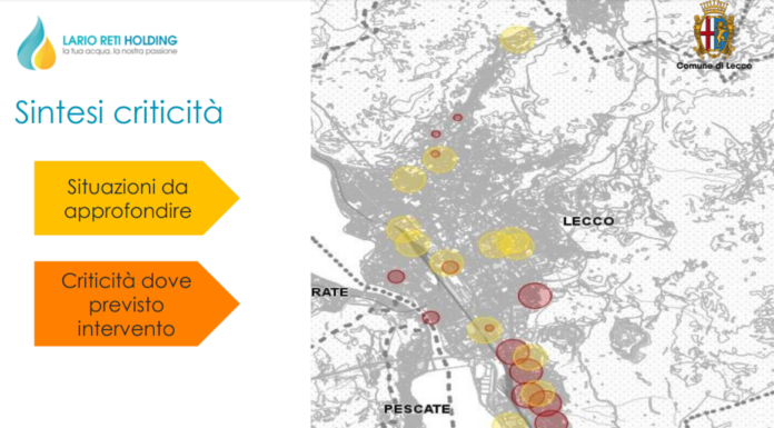 Lecco. Controlli alla rete di acque meteoriche, 36 punti critici su cui intervenire