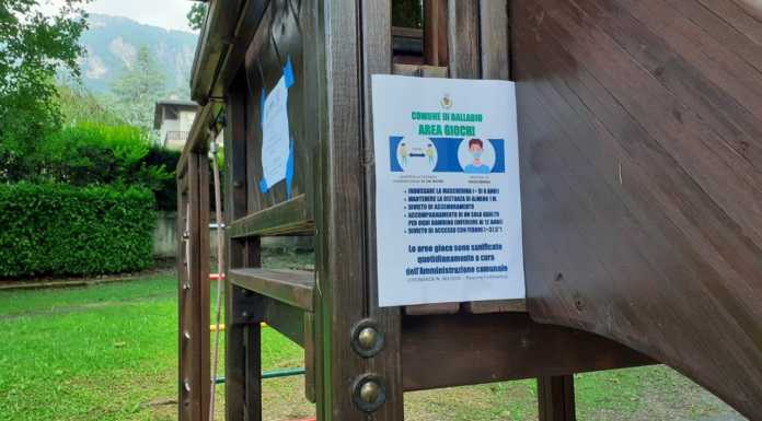 Ballabio. Riaprono le aree gioco, sanificazione quotidiana