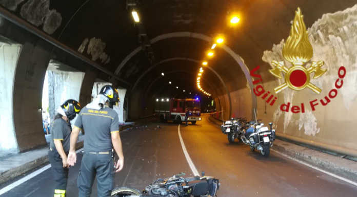 Brienno, cade in moto, gravissimo biker di 59 anni