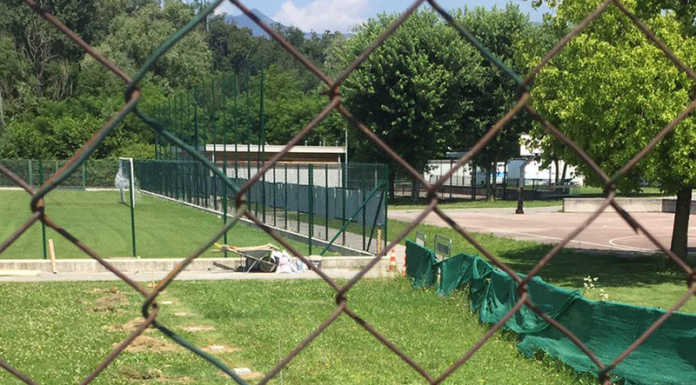 Dolzago, lavori in corso al centro sportivo comunale