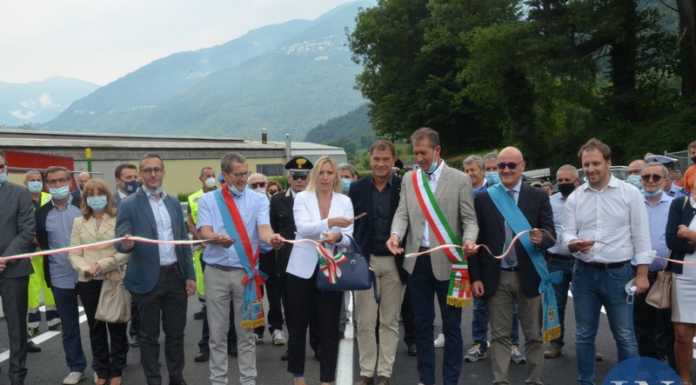Cortenova. Inaugurato il ponte sul torrente Rossiga: “Un’opera importante”