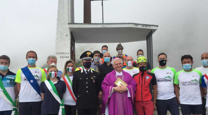 Celebrata la 1^ Festa delle Montagne Lombarde, Messa in Presolana per le vittime del Covid