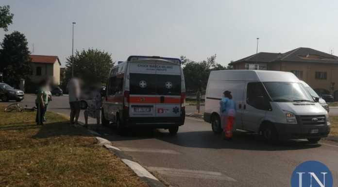 Osnago. Incidente alla rotonda della fiera, investito un ciclista