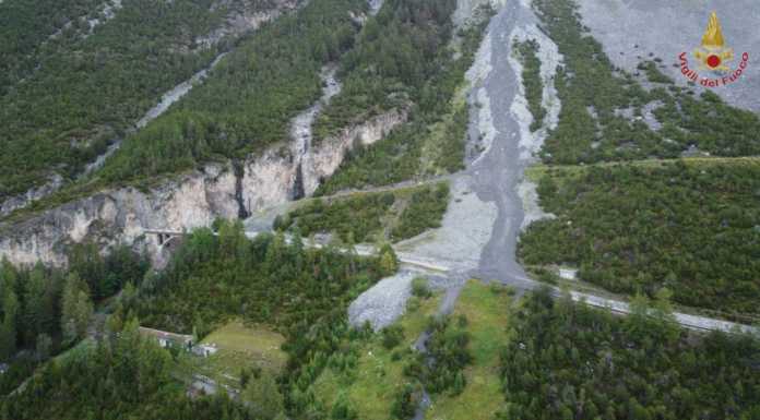 Valtellina. Nubifragio e frane, chiusa la Statale 38 tra Bormio e Livigno