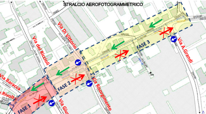 Lecco. Da martedì lavori in via Belfiore, attenzione alla viabilità