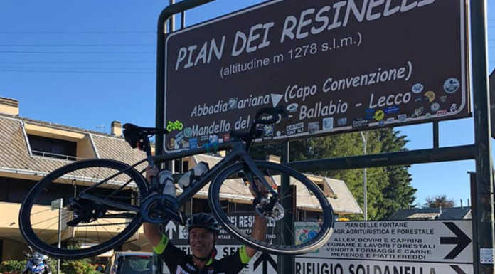 Ciclismo. Su e giù dai Resinelli per 15 volte, Elio Micheli racconta il suo Everesting