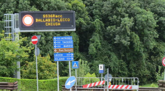 Ore 13.30 – Camion in panne, nuova Lecco-Ballabio chiusa in discesa lecco ballabio