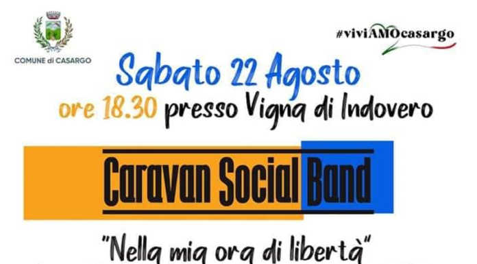 Casargo. Alla Vigna di Indovero reading musicale con la Caravan Social Band