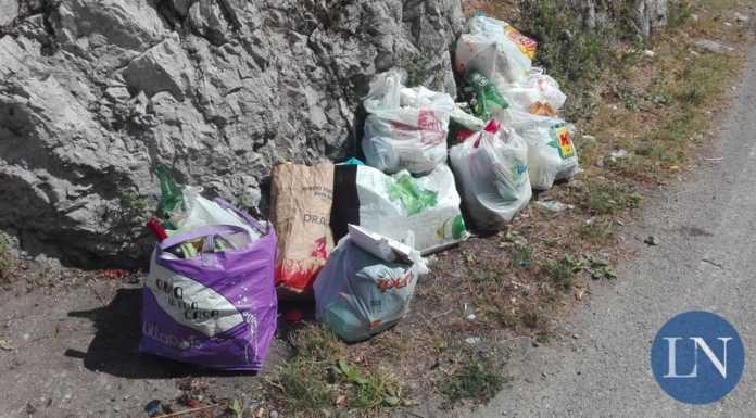 Moregallo, un “tuffo” tra i rifiuti. Cumuli di immondizia a bordo strada