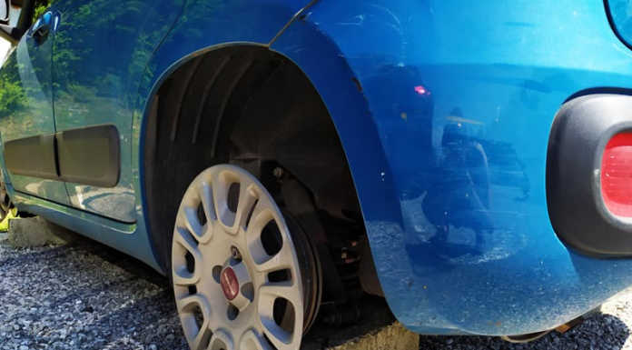 Cainallo. Dopo l’escursione in Grigna, ritrova la sua Panda senza le ruote