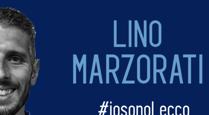 Calcio Lecco. Lino Marzorati in bluceleste a titolo definitivo Credit foto Calcio Lecco 1912