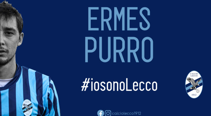 La Calcio Lecco prende il terzino sinistro Ermes Purro