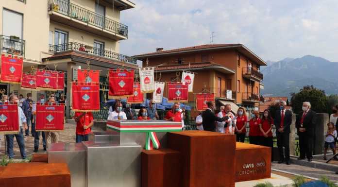 L’inaugurazione dell’opera di Avis e Aido a Valgreghentino: “Un segno di solidarietà”