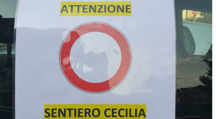 Grignetta: sentiero Cecilia impraticabile per frana, i cartelli