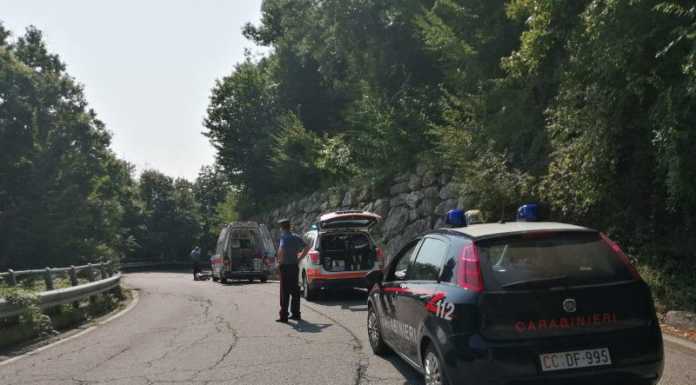 Colle Brianza, incidente lungo la SP58, soccorso un giovane ciclista