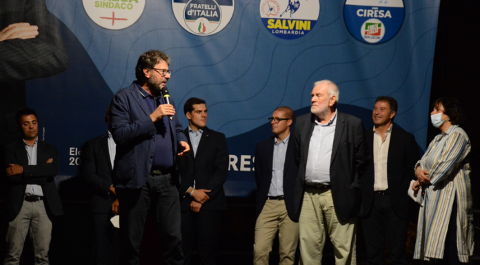 Elezioni. Centrodestra in piazza con Ciresa per l’ultimo evento. C’è anche Giorgetti