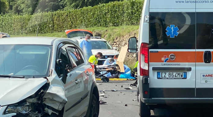 Schianto tra auto e scooter a Ello: soccorsa una ragazza