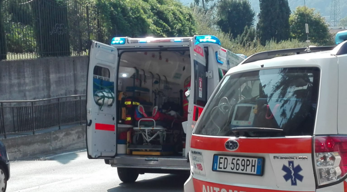 Incidente tra due moto a Calolzio: ferito un motociclista